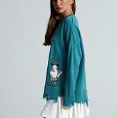 Свитер оверсайз Tricksy Net Grunge на заказ, акрил