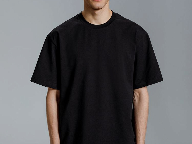 Футболка оверсайз Kangas, черная