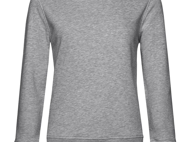 Свитшот женский BNC Inspire (Organic), серый меланж