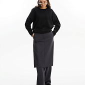 Лонгслив унисекс Siluetti Fuori, черный