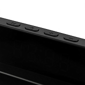 Станция беспроводной зарядки с часами Electron, ver.2, черная