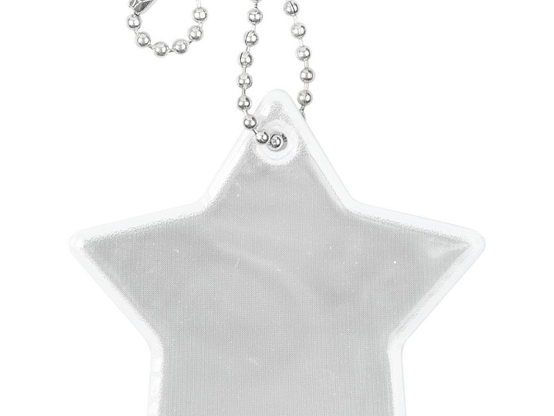 Светоотражатель Spare Care, звезда, серебристый