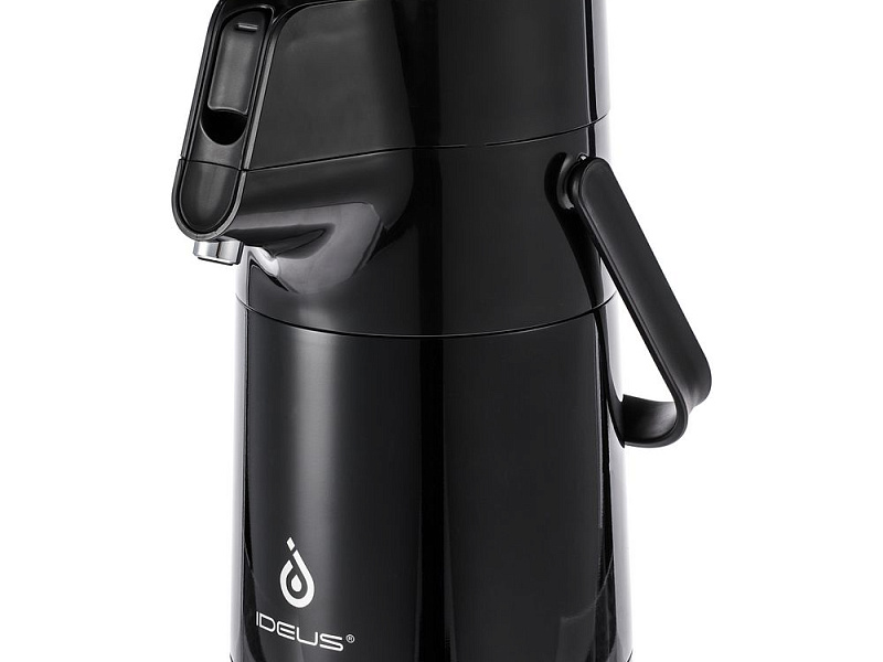 Термос с помпой Jiayi, черный