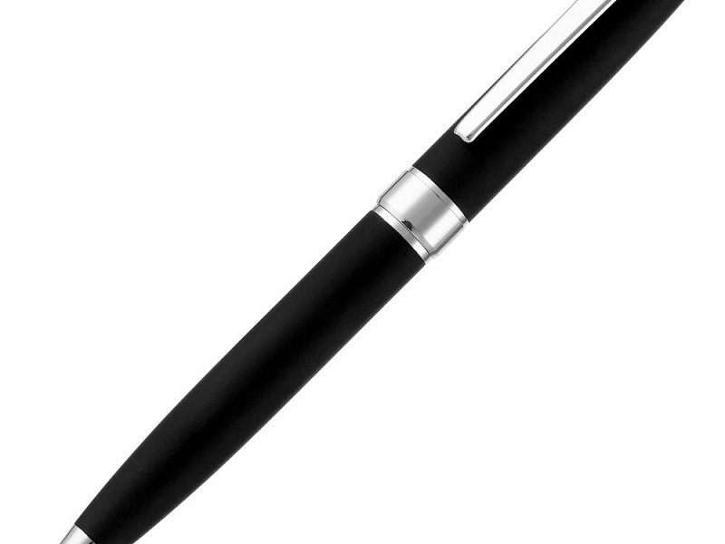 Ручка шариковая Broad Ring Soft Touch, черная