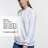 Бомбер Graduate, белый