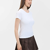 Футболка женская с круглым вырезом Lady 220 белая