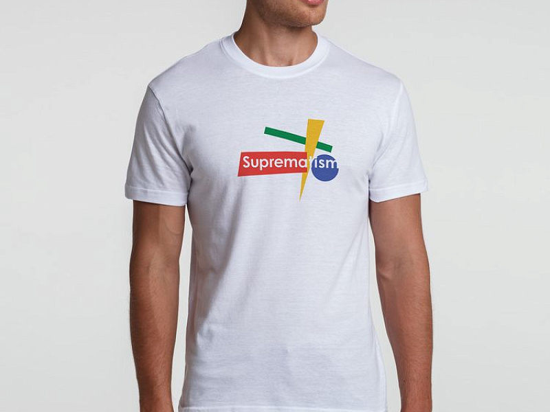 Футболка Suprematism, белая