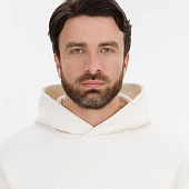 Худи оверсайз унисекс Snuggie, молочно-белое