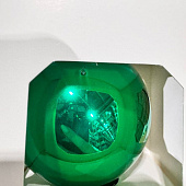 Оформительский шар Finery, 8 см, глянцевый зеленый