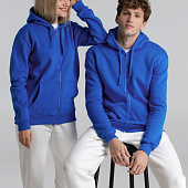 Толстовка на молнии с капюшоном Siverga Heavy 2.0, ярко-синяя