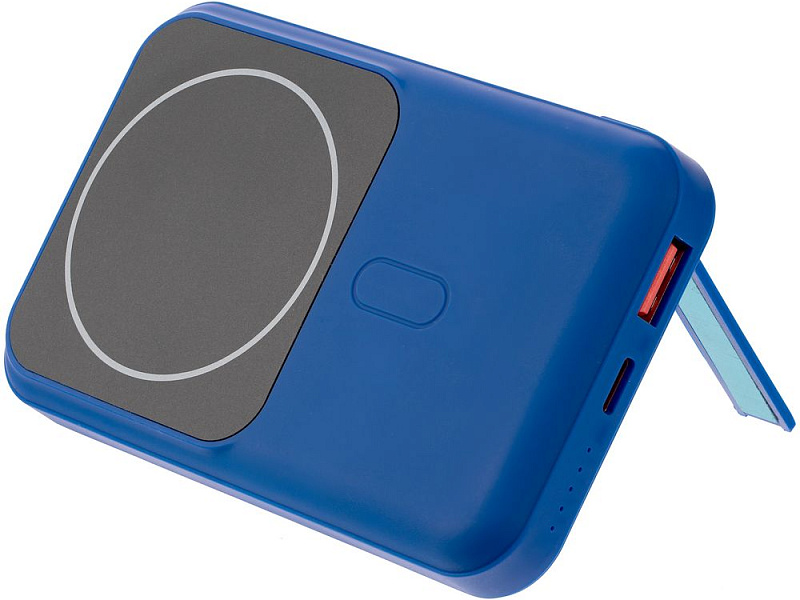 Магнитный беспроводной аккумулятор Top Force, 10000 мАч, синий