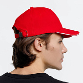 Бейсболка Buffalo, красная с белым