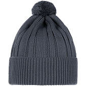 Шапка Knit Beat, серая (графит)