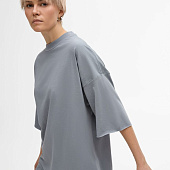 Футболка унисекс оверсайз T1, серая