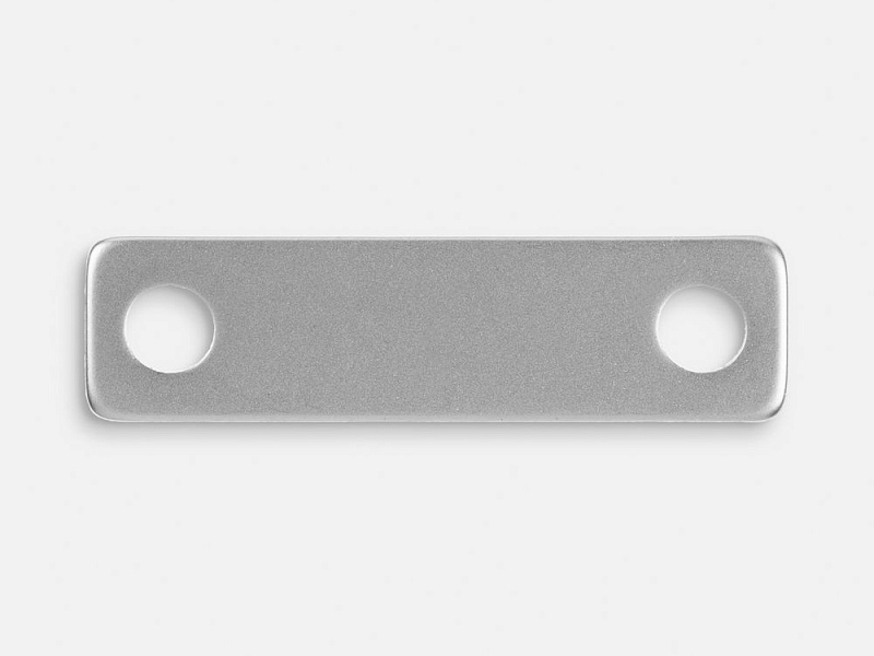 Шильдик металлический Alfa Liten, серебристый