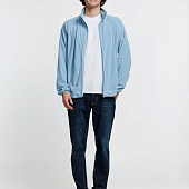 Куртка флисовая унисекс Fliska, голубая