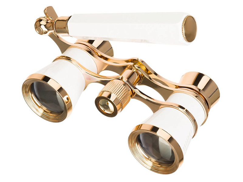 Театральный бинокль-лорнет Broadway 325E, белый