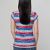 Футболка женская Rayet Lady двусторонняя, красная с синим