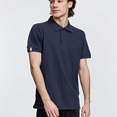 Рубашка поло мужская Virma Premium, темно-синяя