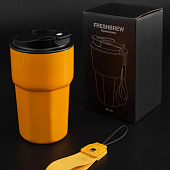 Термостакан Freshbrew, оранжевый