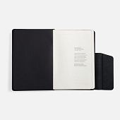 Ежедневник Leadmark, недатированный, черный