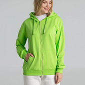 Толстовка на молнии с капюшоном Siverga 2.0, зеленое яблоко
