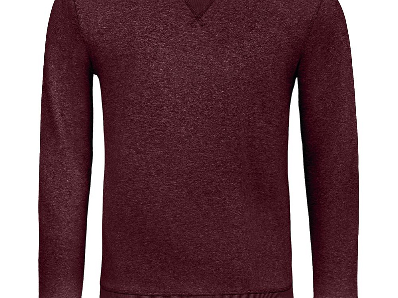 Толстовка унисекс Sully, бордовый меланж