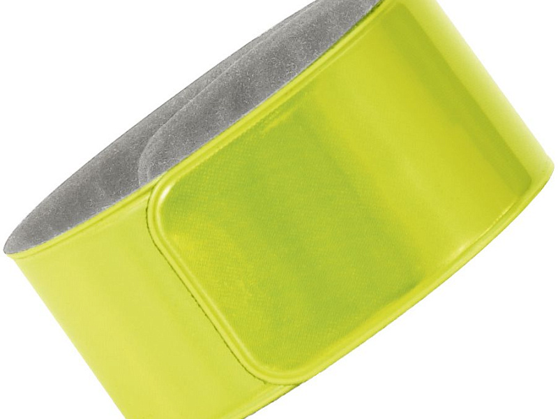 Светоотражающий браслет Lumi, ver.2, желтый неон