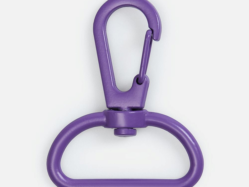Застежка-карабин Snap Hook, L, фиолетовая