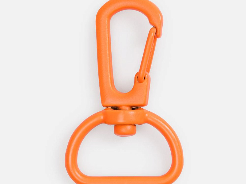 Застежка-карабин Snap Hook, M, оранжевый неон