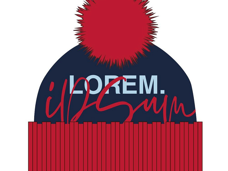 Шапка Joyful на заказ, акрил