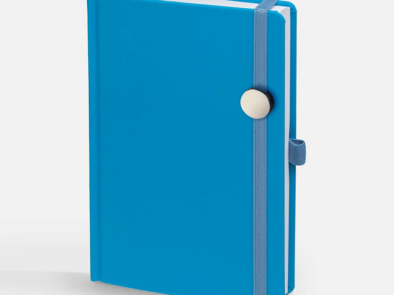 Ежедневник Favor Metal, недатированный, голубой