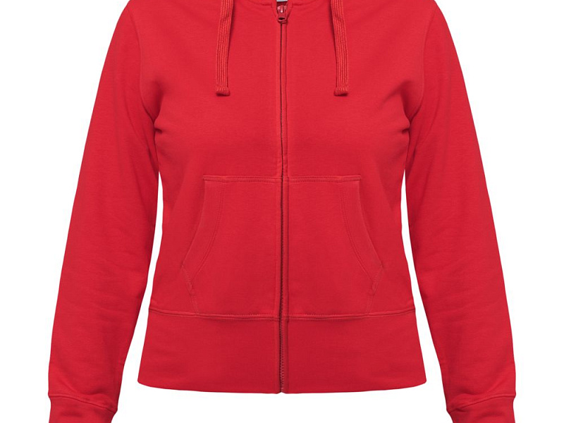 Толстовка женская Hooded Full Zip красная