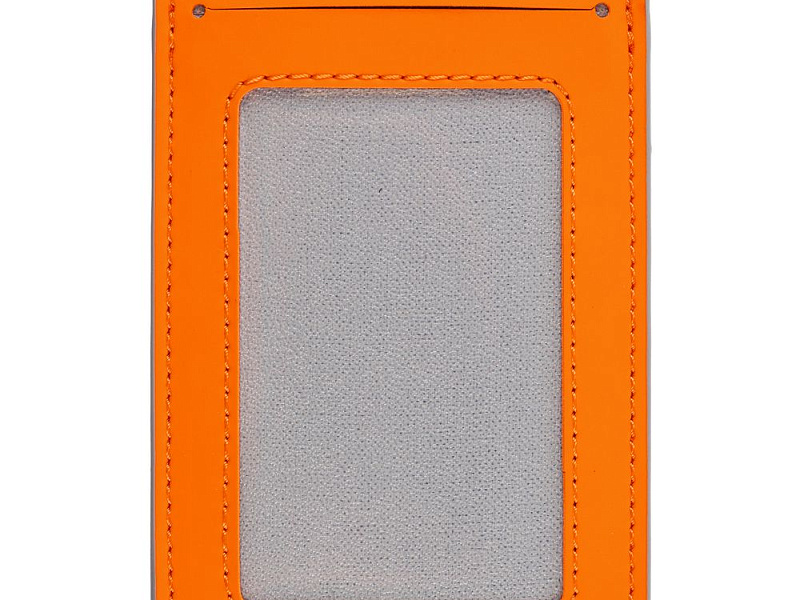 Чехол для пропуска Shall Simple, оранжевый