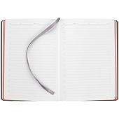 Ежедневник Rubikon на заказ, недатированный серо-оранжевый