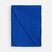 Флисовый плед Warm&Peace, ярко-синий