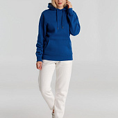 Толстовка с капюшоном унисекс King, ярко-синяя