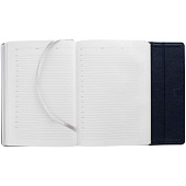Ежедневник Flap на заказ, недатированный, синий