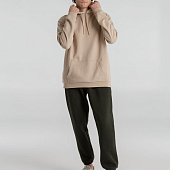 Толстовка с капюшоном унисекс Hoodie, бежевая