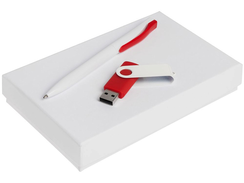 Набор Twist White, белый с красным, 8 Гб