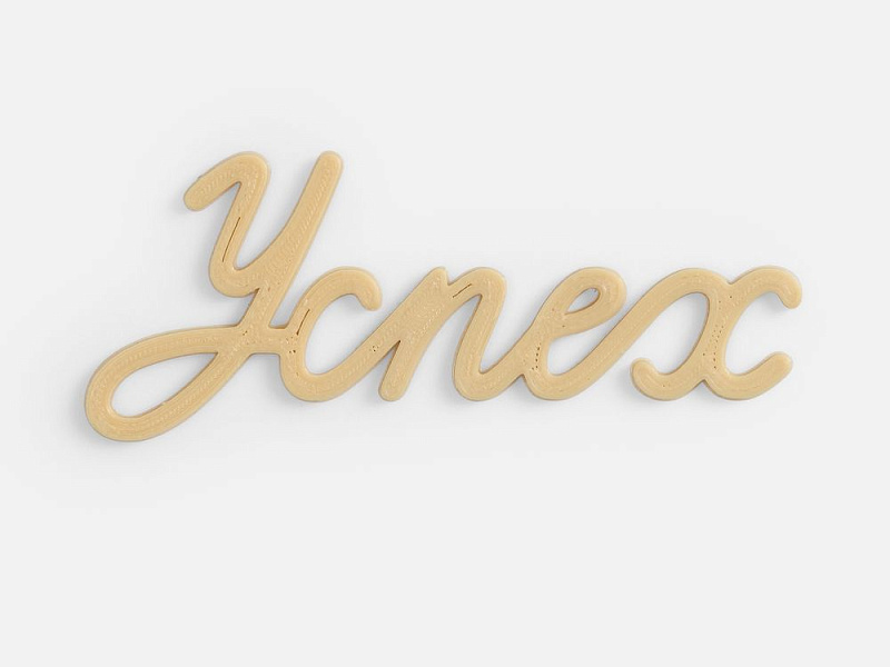 Подвеска Word, 3D-печать на заказ, успех