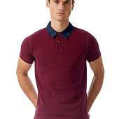 Рубашка поло мужская DNM Forward бордовая