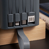 Аккумулятор Trellis Digital 10000 мАч, темно-серый