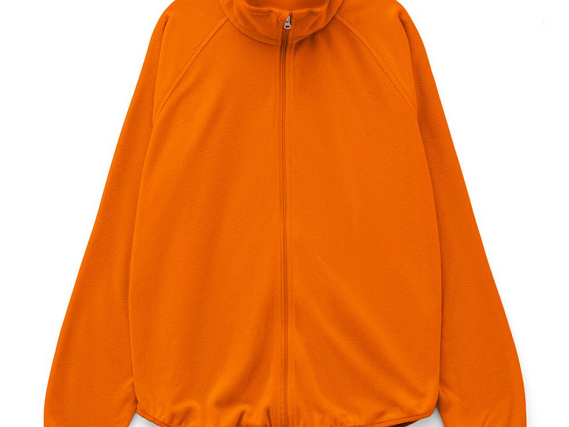 Куртка флисовая унисекс Fliska, оранжевая