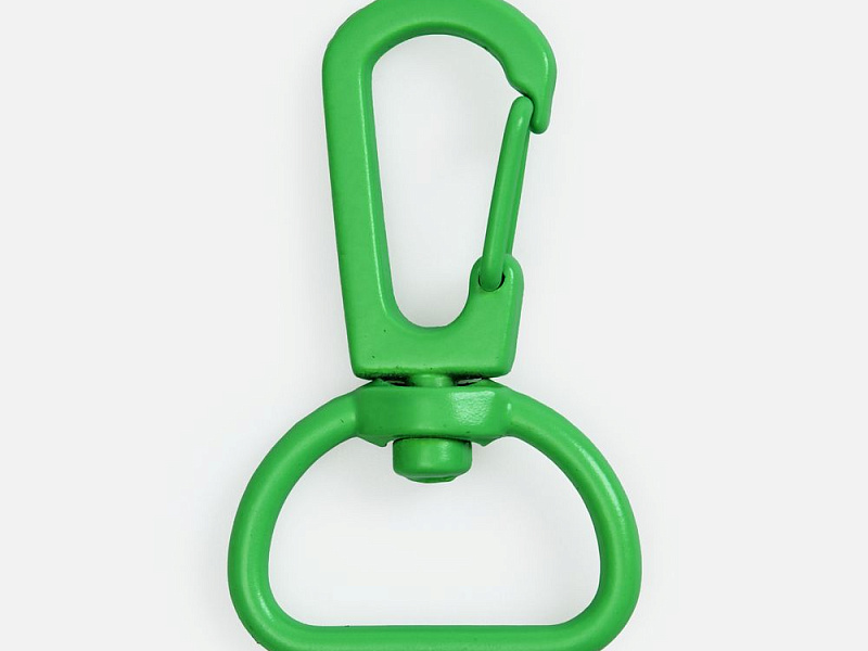 Застежка-карабин Snap Hook, M, зеленый неон
