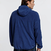 Анорак флисовый унисекс Fliska, темно-синий