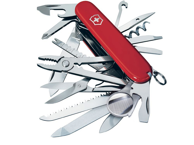 Офицерский нож Swisschamp 91, красный