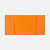 Лейбл тканевый Epsilon, XXS, оранжевый неон