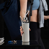 Бутылка для воды Sleeve Ace, серая