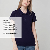 Рубашка поло женская Virma Lady, темно-синяя